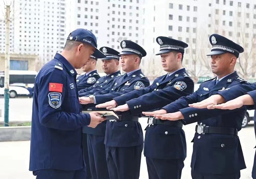 （AQEY配图）临夏公安：吹响护航发展“(21492643)-20230330180026