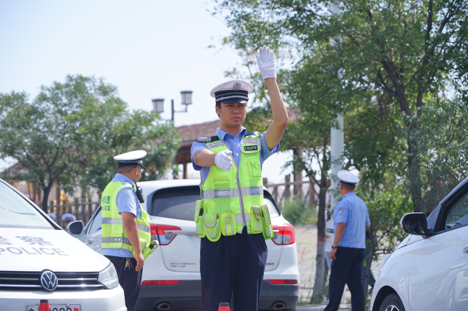 【行走万里黄河 报道法治中国】宁夏石嘴山交警：精耕细作守好“责任田”