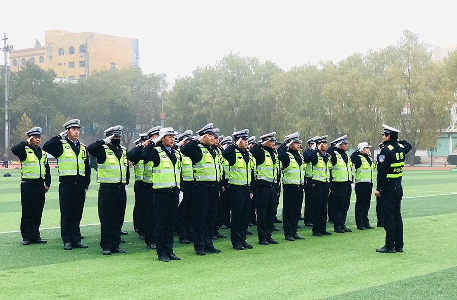 （WAqEＹ图片新闻）通渭公安交警练兵正(36435507)-20241106170124