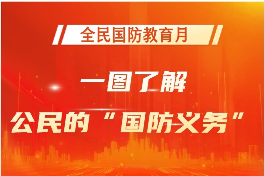 全民国防教育月丨一图了解公民的“国防义务”