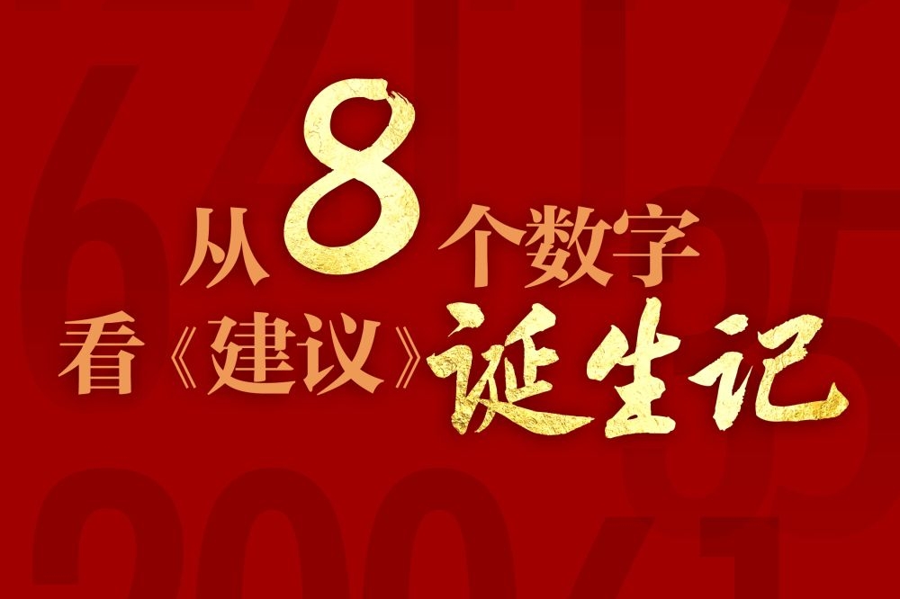 从8个数字看《建议》诞生记