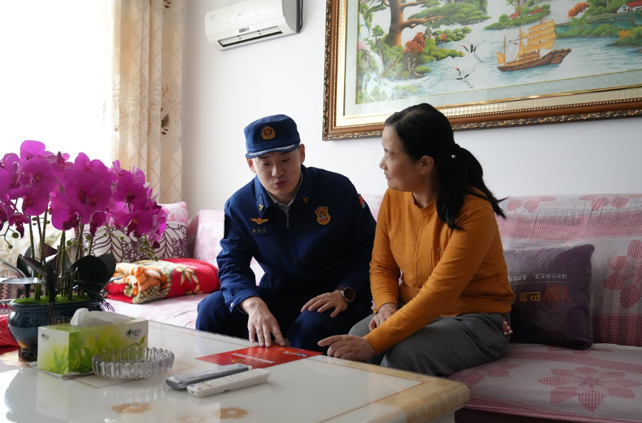 舟曲深入开展消防宣传“进家庭”活动